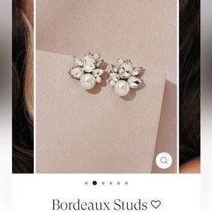 Olive and Piper - Bordeaux Studs Earrings